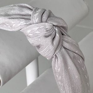 KNOTTED HEADBAND | NEW! | “Silver”